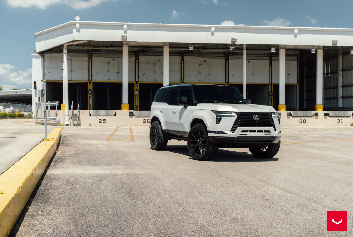 Lexus GX 550 Custom Wheels - HF6-4 by Vossen - Gloss Black